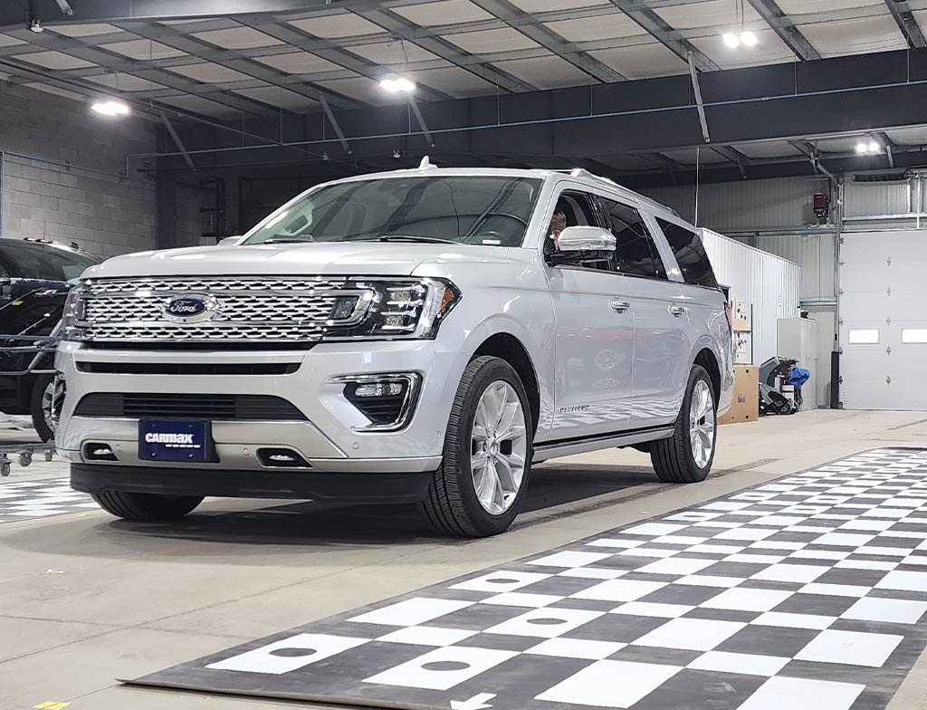 ADAS vehicle calibration after collision repair at Car Center body shop in Michigan