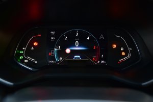 dash lights after accident 