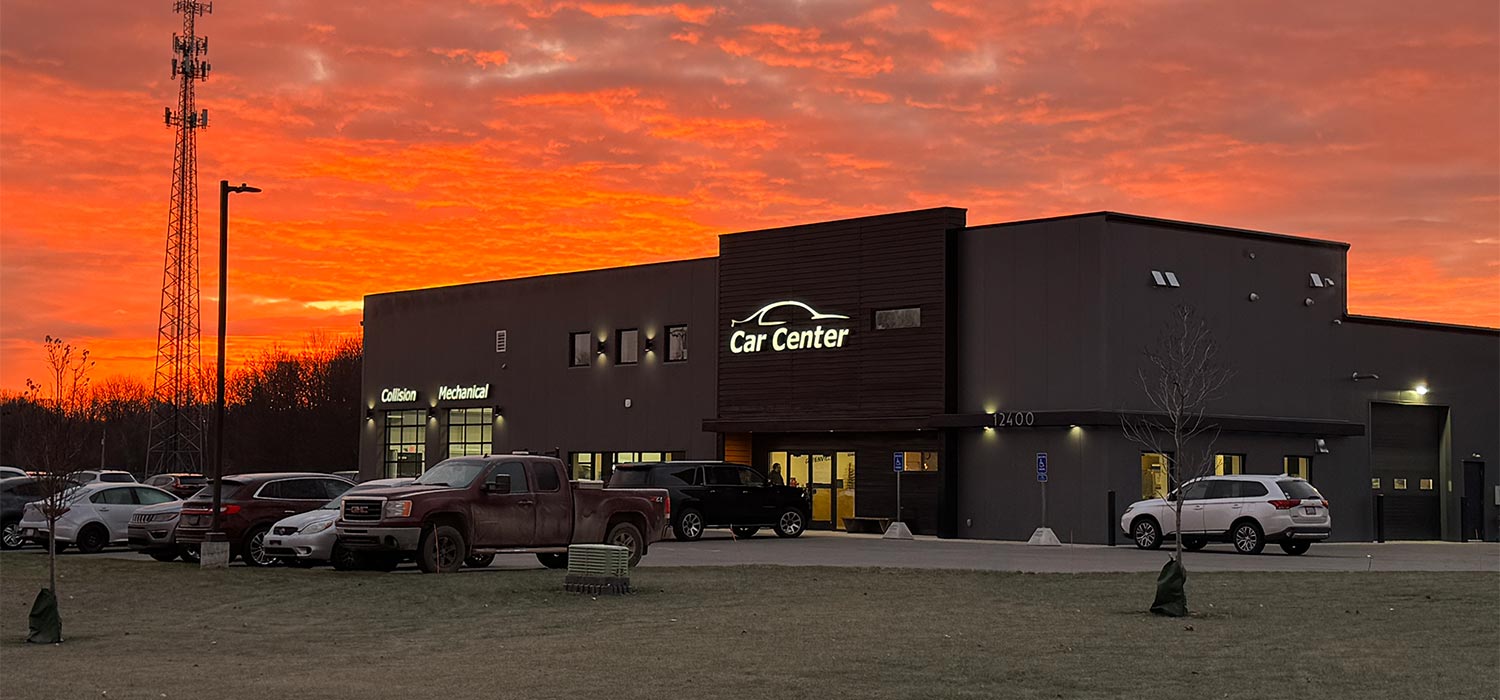 Car Center Greenville autumn evening